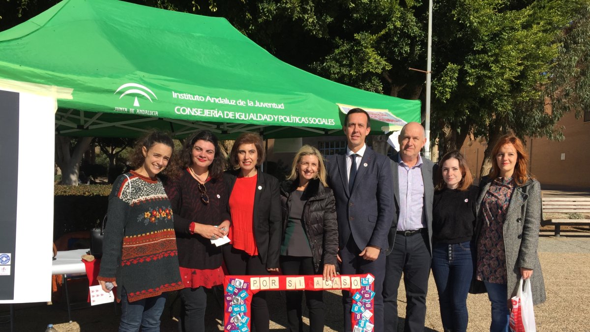 Presentación ayer en el campus de la UAL de la campaña 