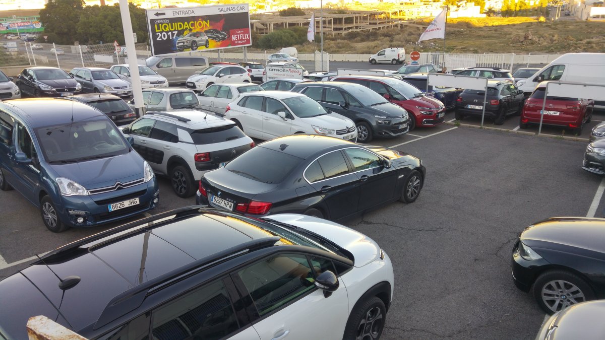 Instalaciones de Salinas Car el pasado viernes.