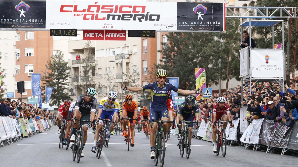 La llegada al sprint de la pasada edición.