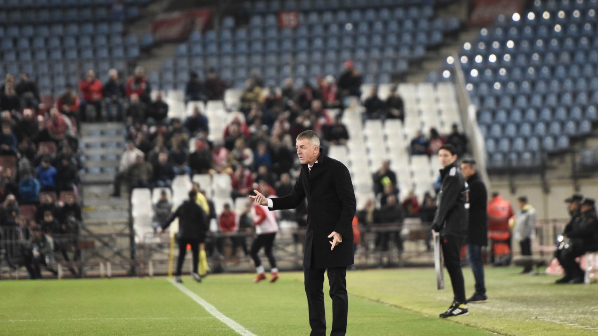 Lucas Alcaraz en su estreno en el Mediterráneo.