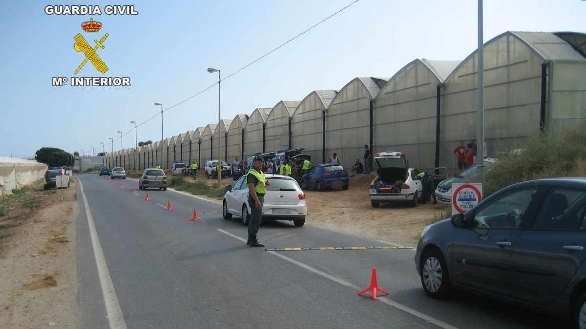 Controles de tráfico en Dreambeach.