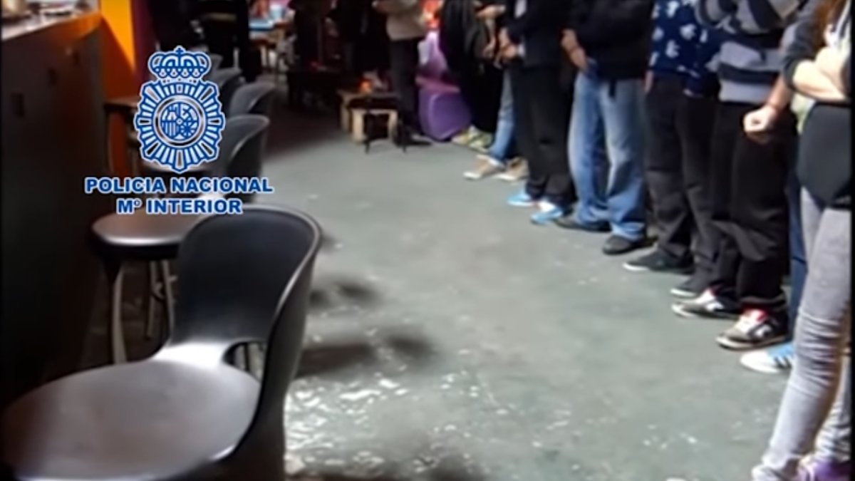 Imagen del registro difundida por la Policía Nacional.