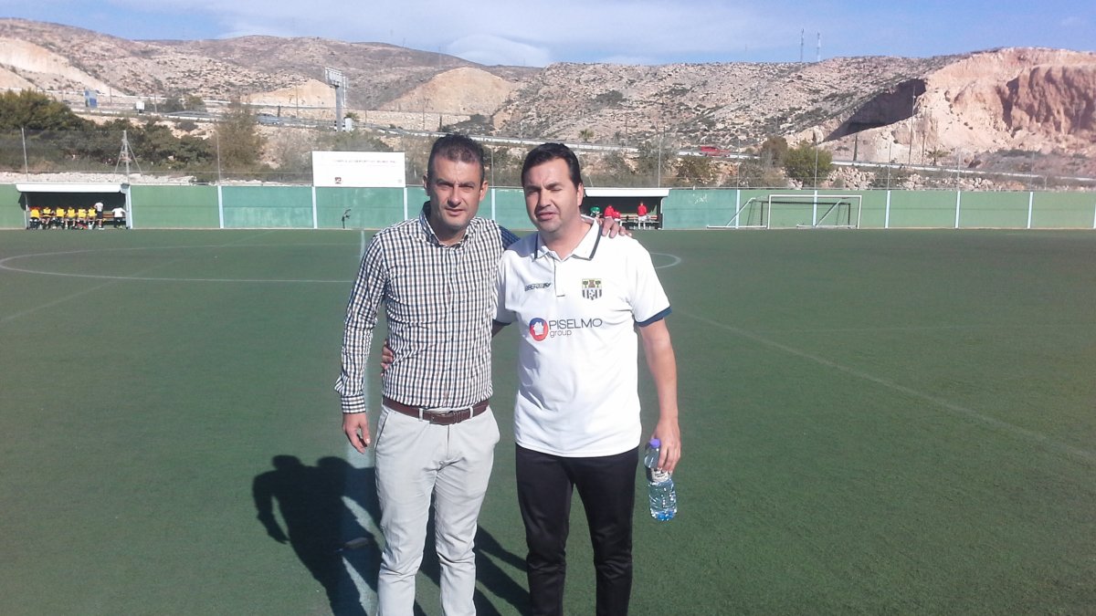 Israel Polo y Pepelu, técnicos de Estudiantes y Alhaurín.