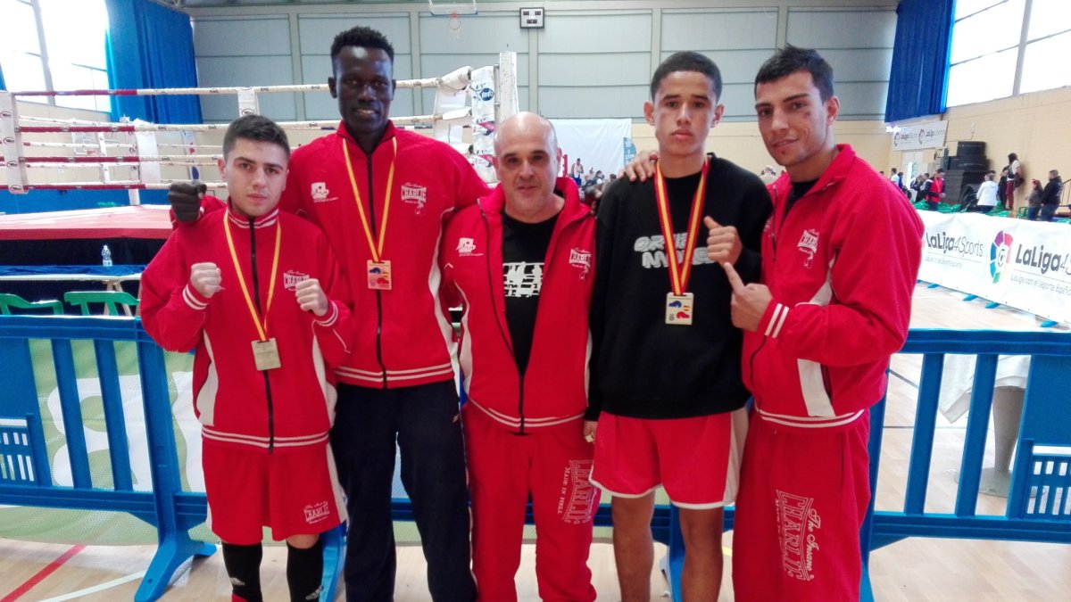 Los medallistas almerienses.