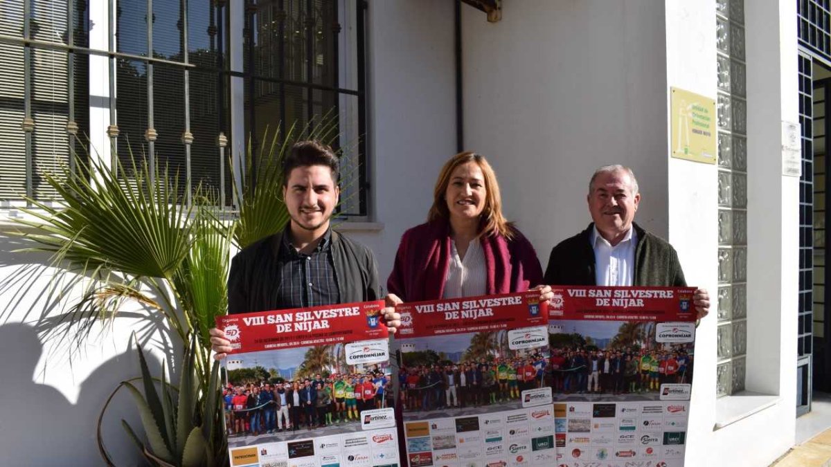 Sergio Vicente, Esperanza Pérez y Juan Segura.