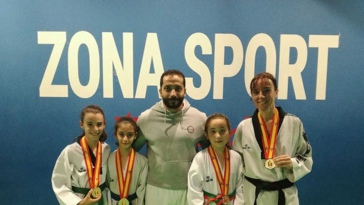 Los medallistas almerienses.