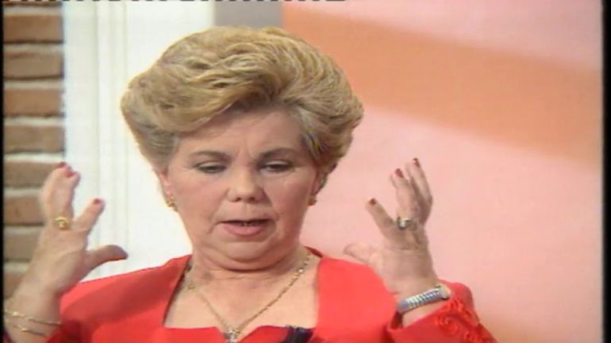 Ana Orantes, en Canal Sur / Imagen del Canal Sur TV