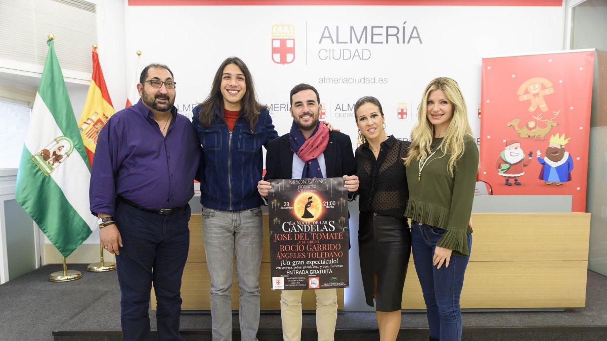 Presentación, ayer, de la Noche de las Candelas.