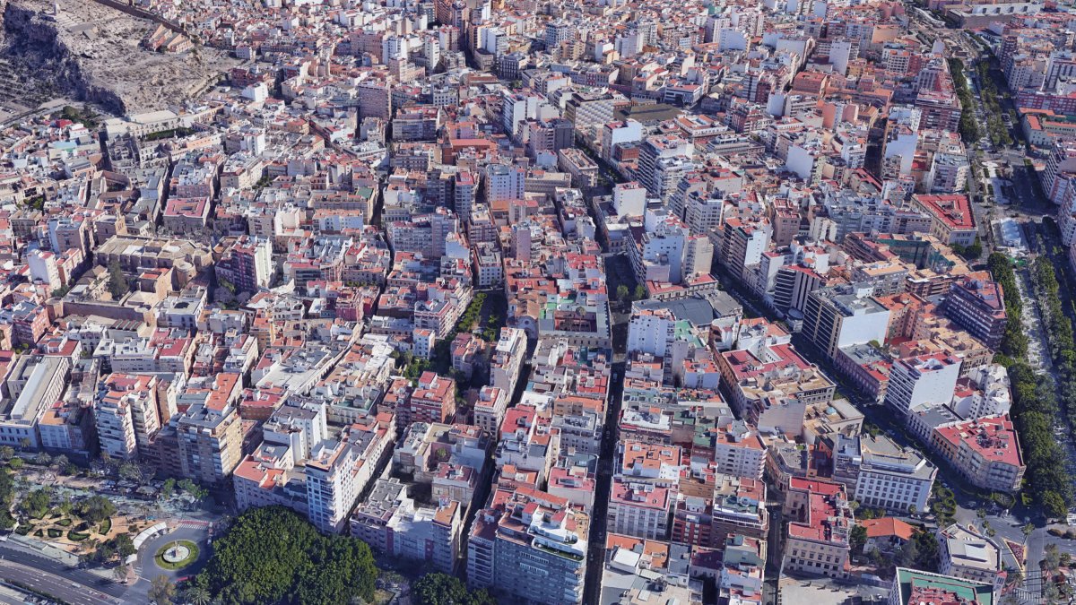 Vista de lo que era la antigua musalla