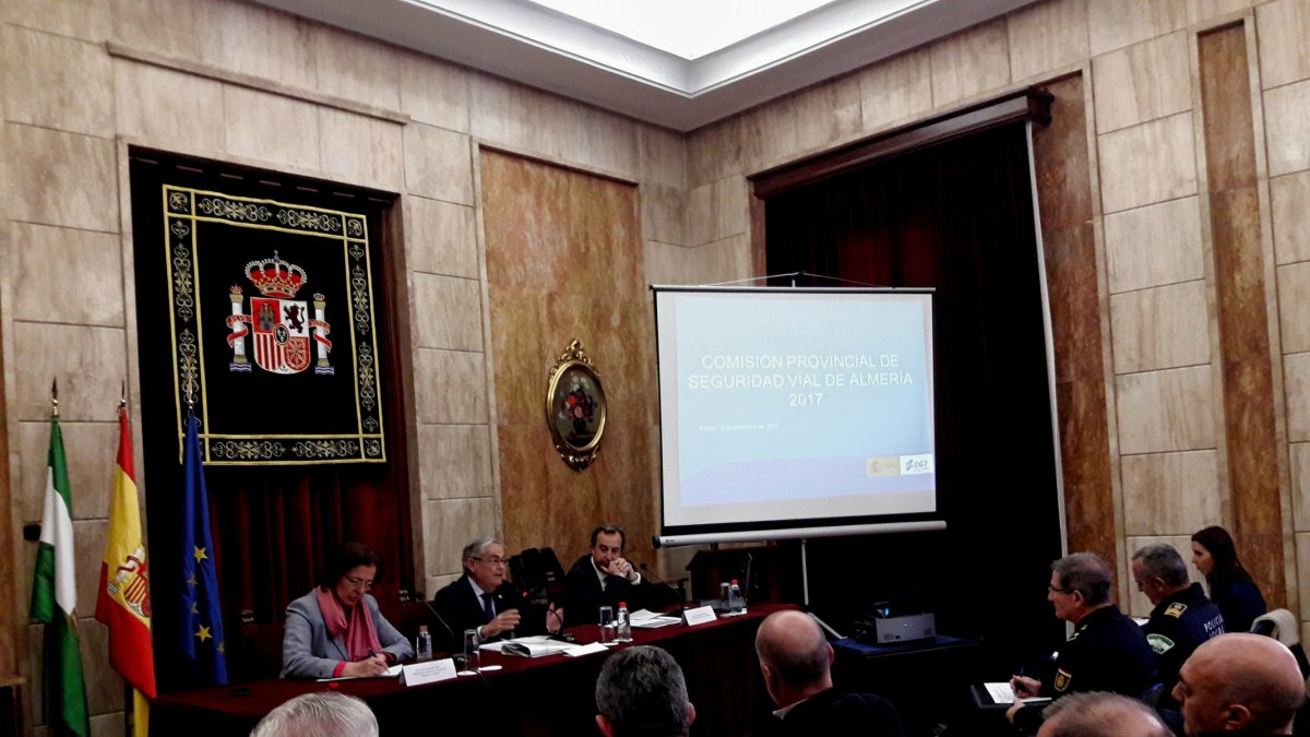 Reunión ayer de la Comisión Provincial de Tráfico