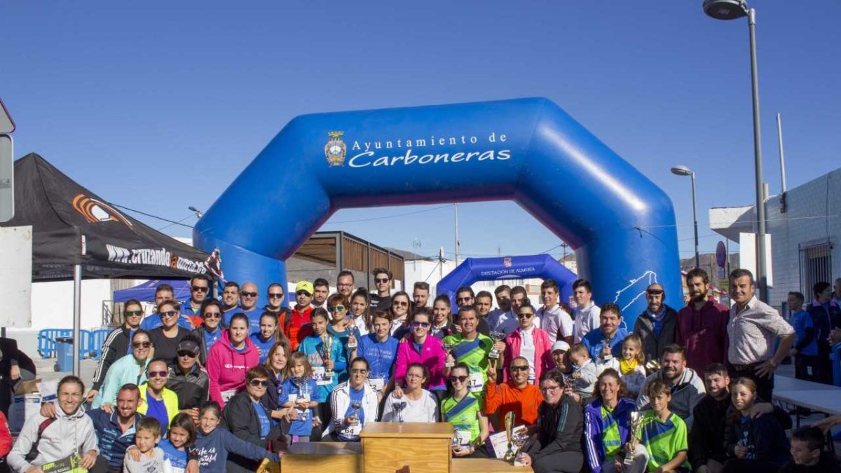 Todos al podio en Carboneras.