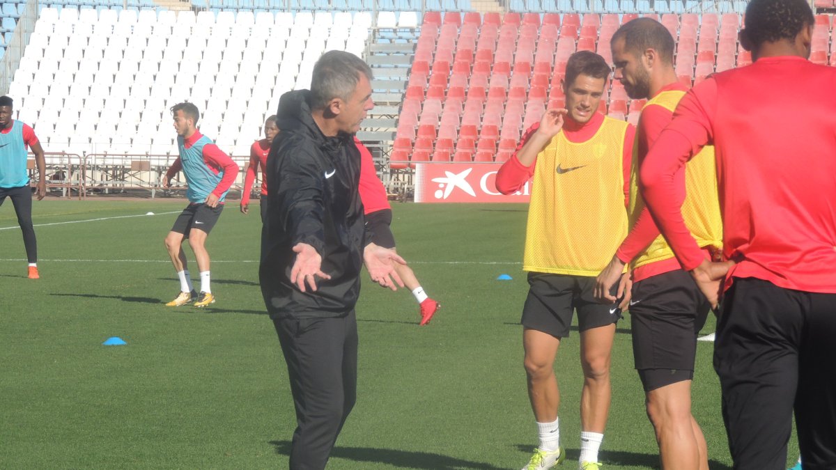 Lucas Alcaraz, este martes.