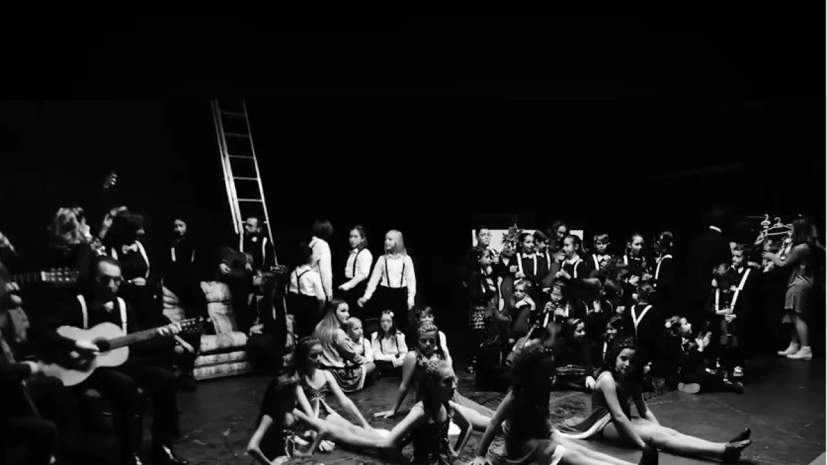 Una imagen del villancico de la Escuela de Música de El Parador.