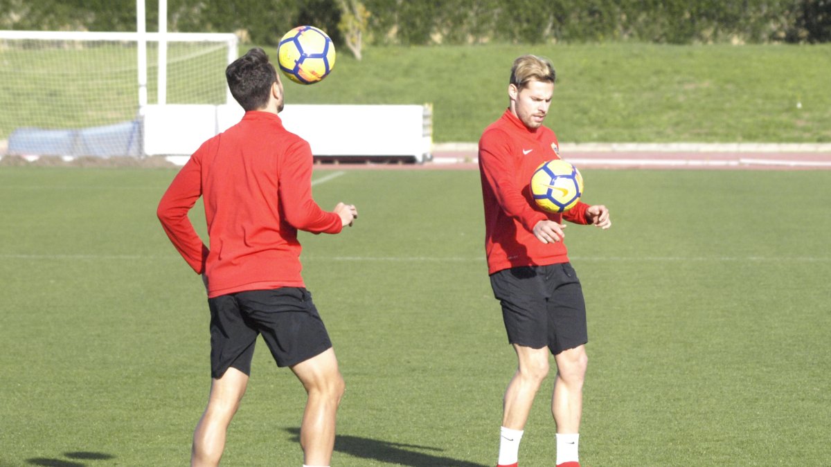 Mandi ha entrenado con normalidad.