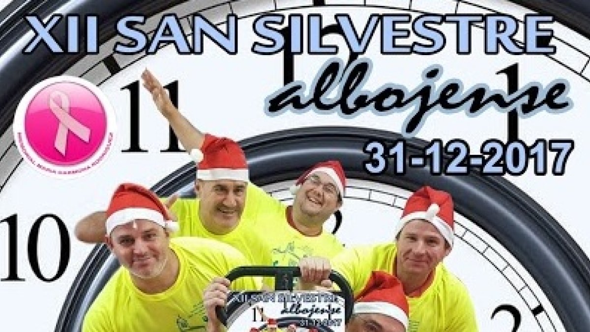 Cartel de la San Silvestre de Albox.