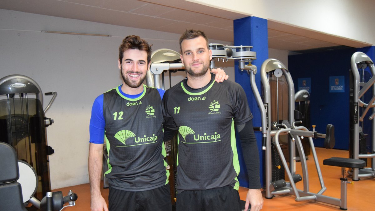 Los líberos Antonio Casimiro Artes y Mario Ferrera.