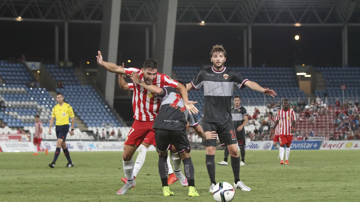 Antonio Puertas en el Almería.