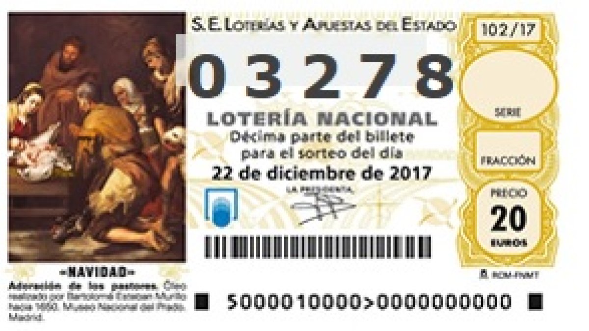Número premiado con otro quinto premio.