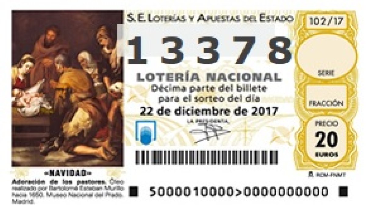 El primer cuarto premio.