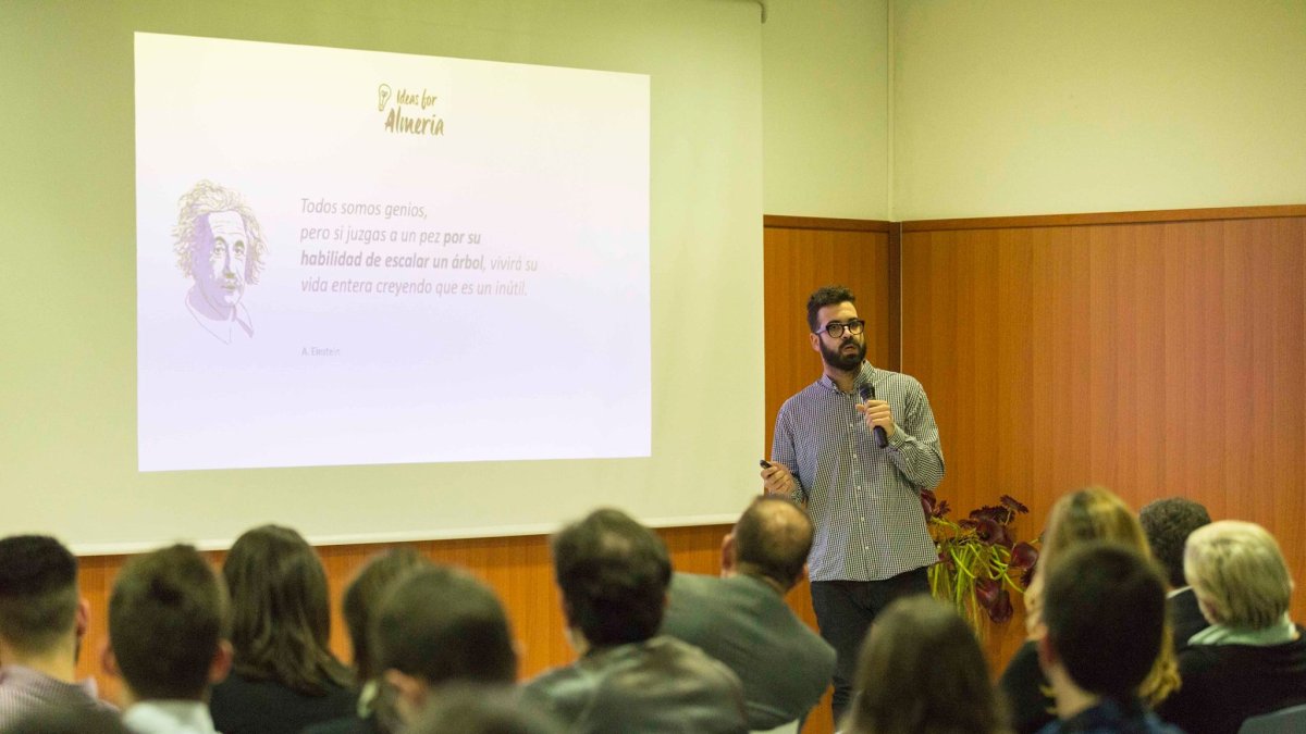 imagen de la pasada edición de Ideas For Almería en la Cámara de Comercio.