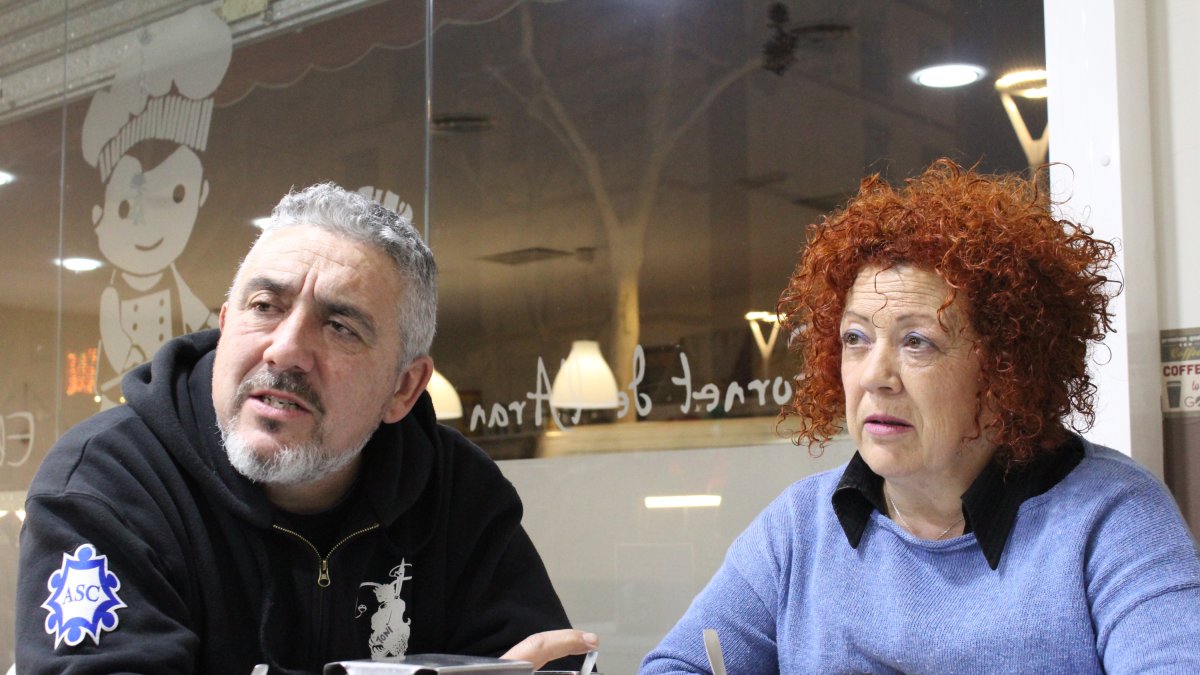 Los protagonistas del reportaje, Toni Gavilán y Conchi Yepes, ambos con raíces almerienses.
