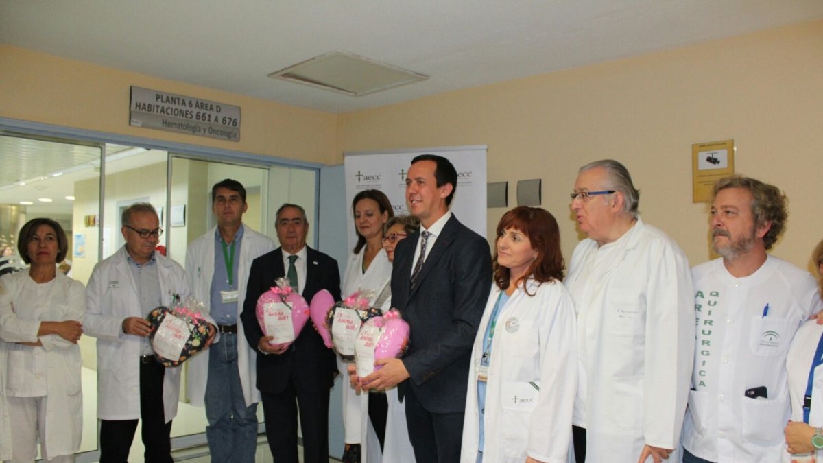 Imagen de la presentación de Almohada del Corazón en Torrecárdenas.