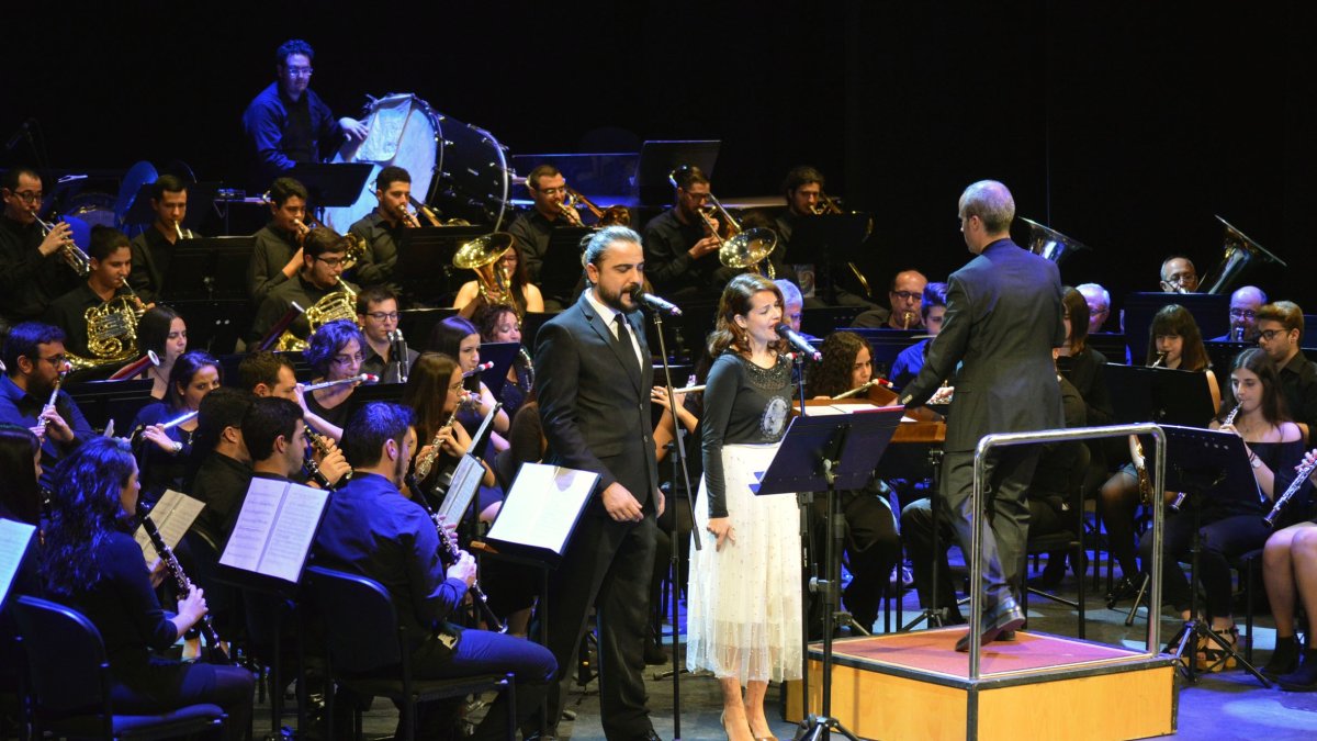 Un momento del concierto del pasado sábado.