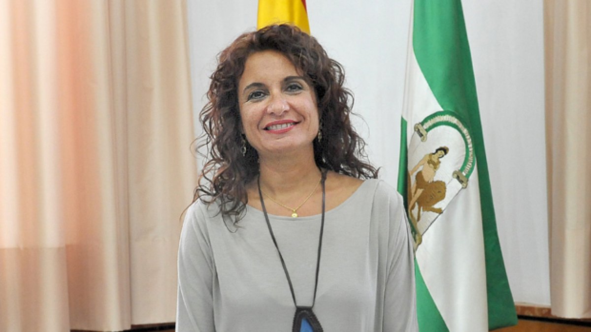 La consejera María Jesús Montero.