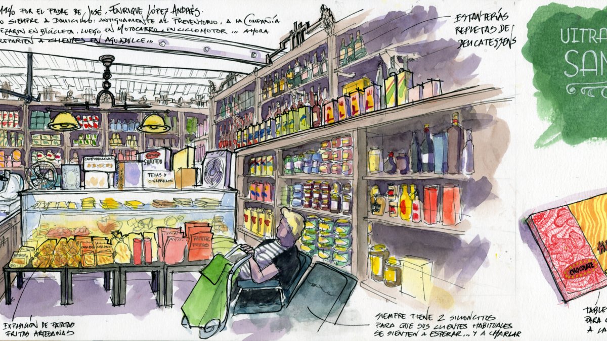 Ultramarinos finos San Antonio, calle Castelar