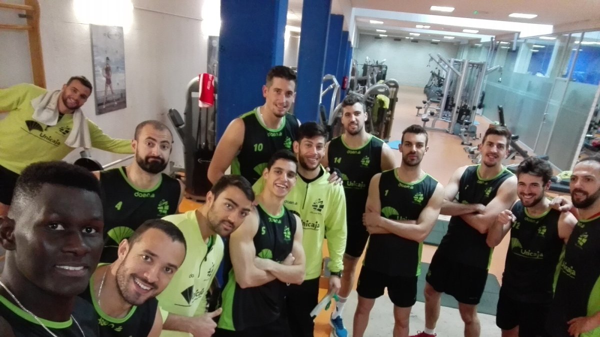 Unicaja Almería en el gimnasio del Moisés Ruiz.