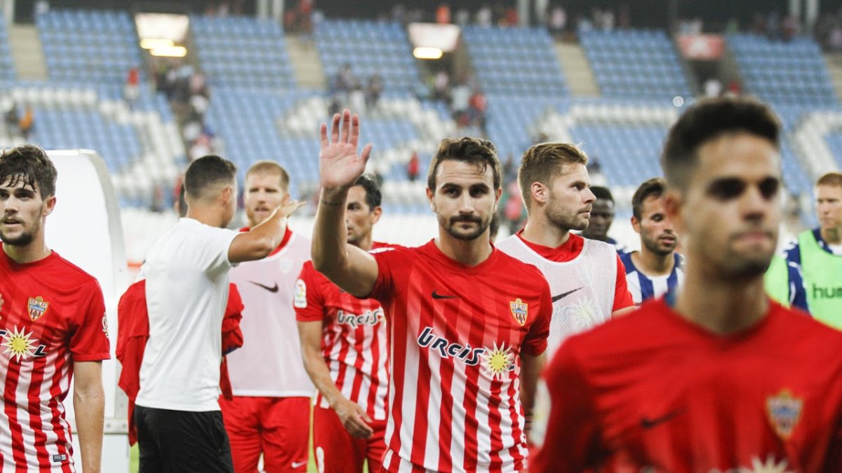 Juan Muñoz en el partido contra el Lorca.