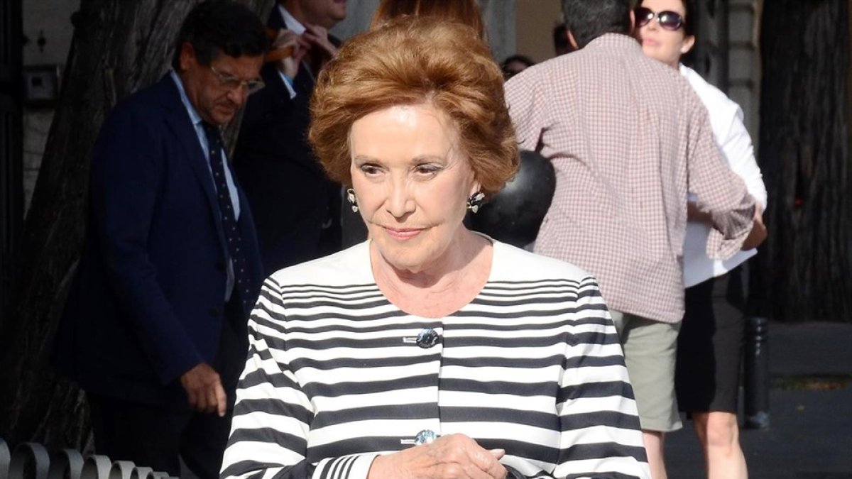 Carmen Franco, única hija del dictador Francisco Franco, en una imagen de archivo.