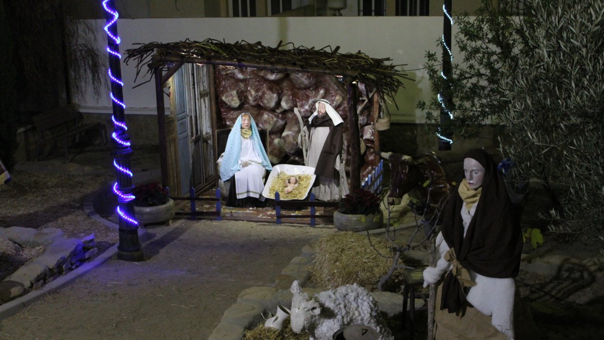 Belén ecológico de Vera.