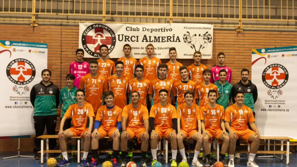 Los urcitanos preparados para vencer.