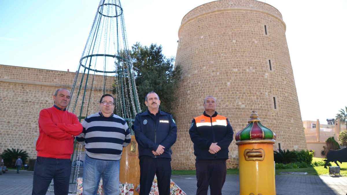 Presentación de las cabalgatas de Roquetas, en el Castillo de Santa Ana.