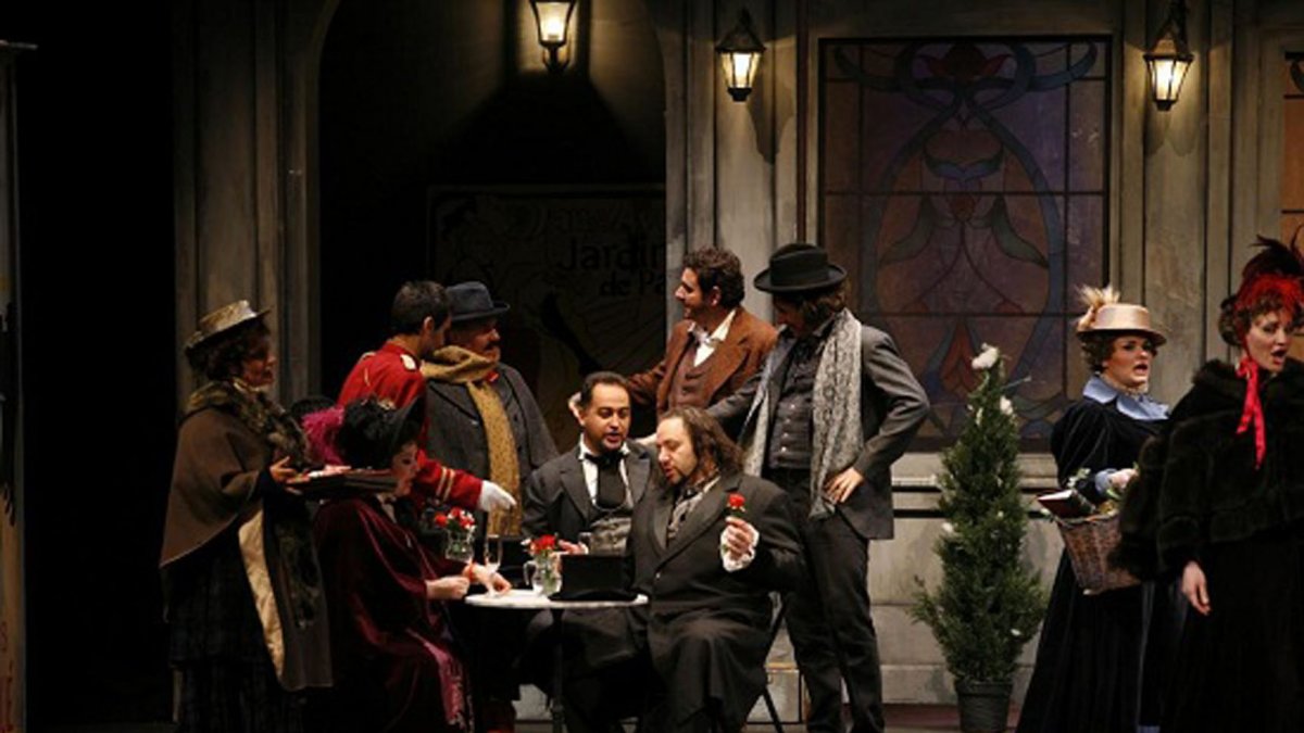 Imagen de la ópera que se retransmitirá hoy desde el Teatro Real.