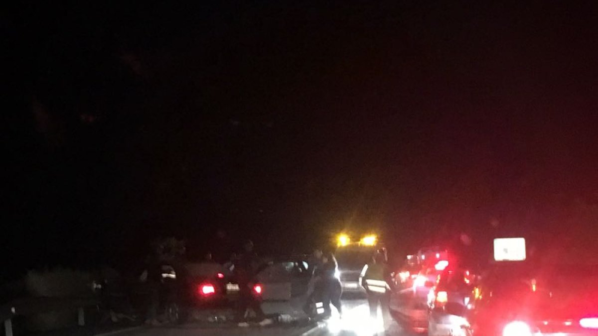 Accidente en la A-334 en Huércal-Overa.