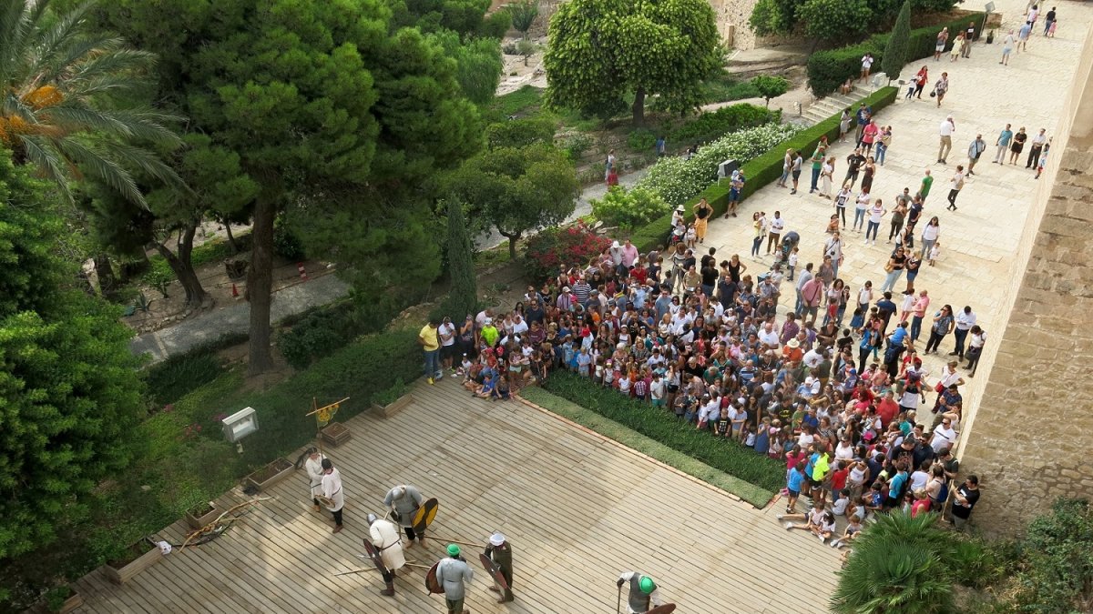 Recreación histórica celebrada en el Conjunto Monumental de la Alcazaba.