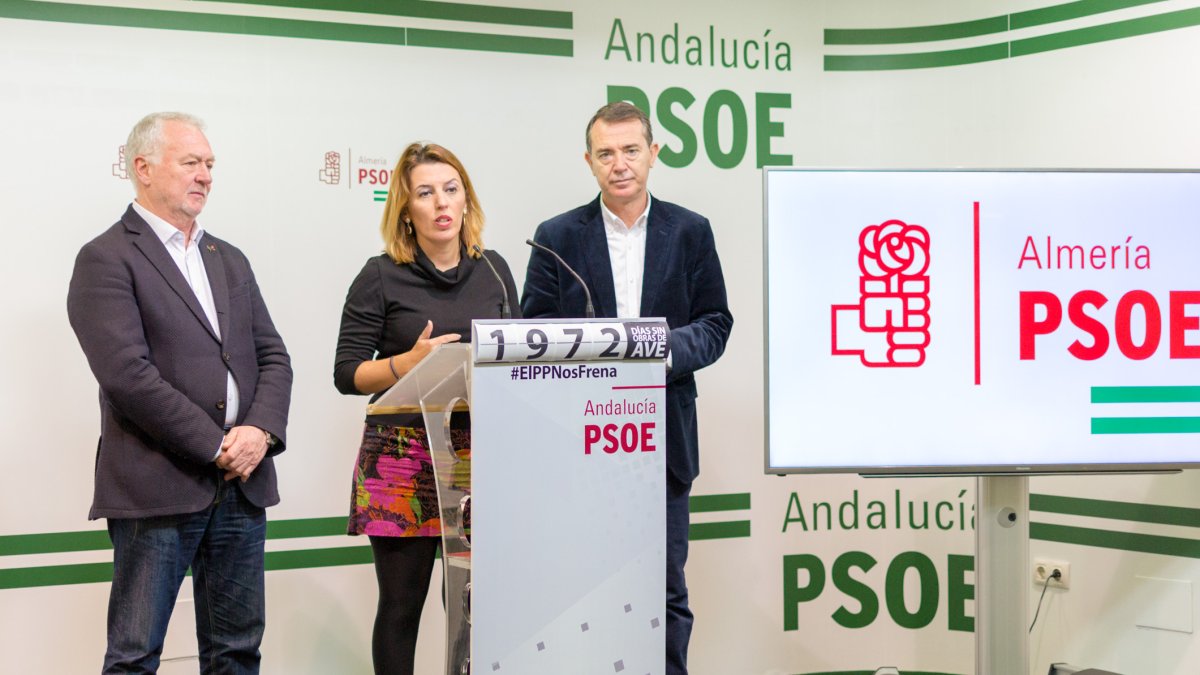 Parlamentarios socialistas almerienses.