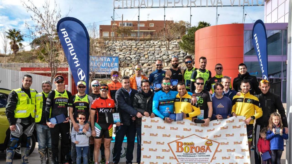 El podio final del Gran Premio Cash Borosa.