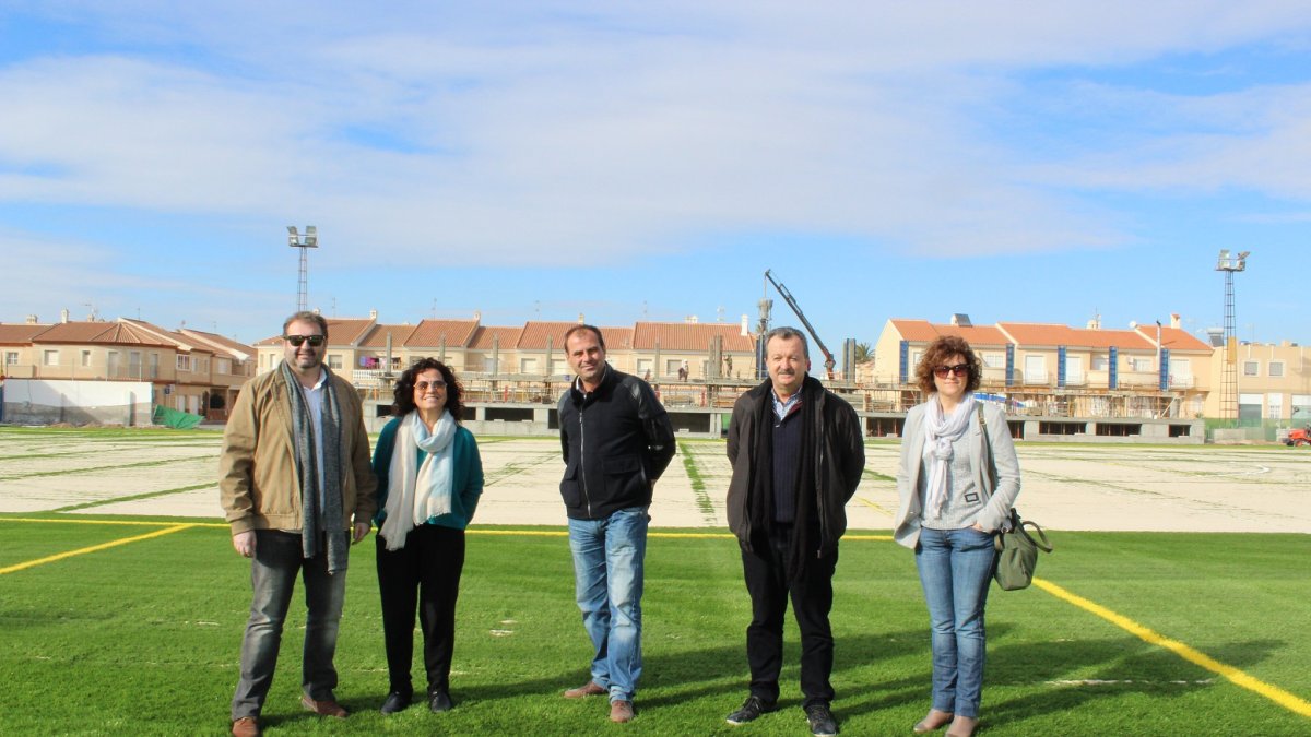 El alcalde y varios concejales han visitado el estado de las obras.