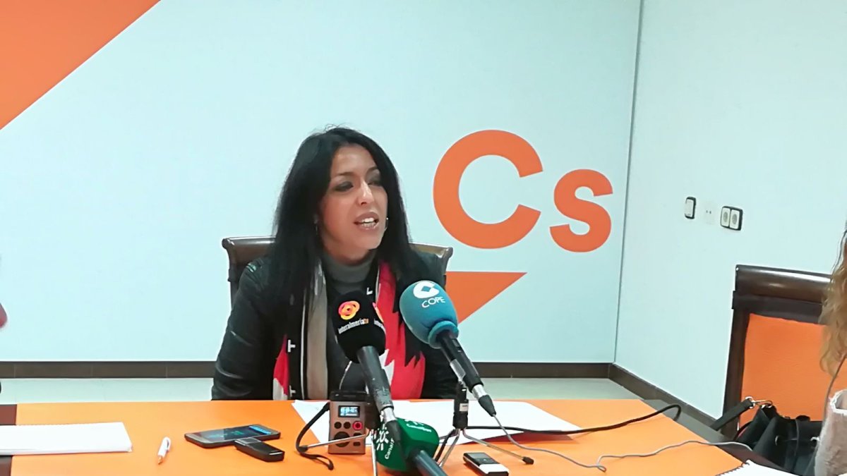 Bosquet, esta mañana en la sede de Ciudadanos.