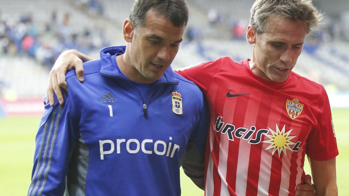 Una foto con mucha historia: Esteban y Corona.