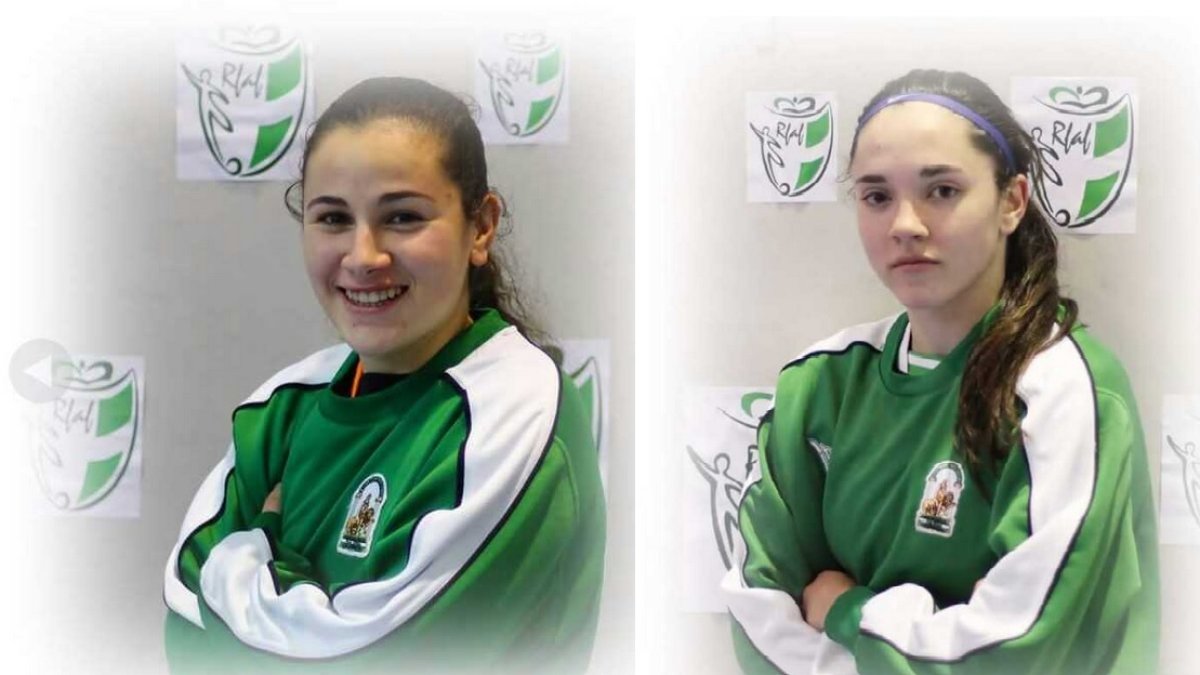 Las dos jugadoras almerienses que estarán con Andalucía.