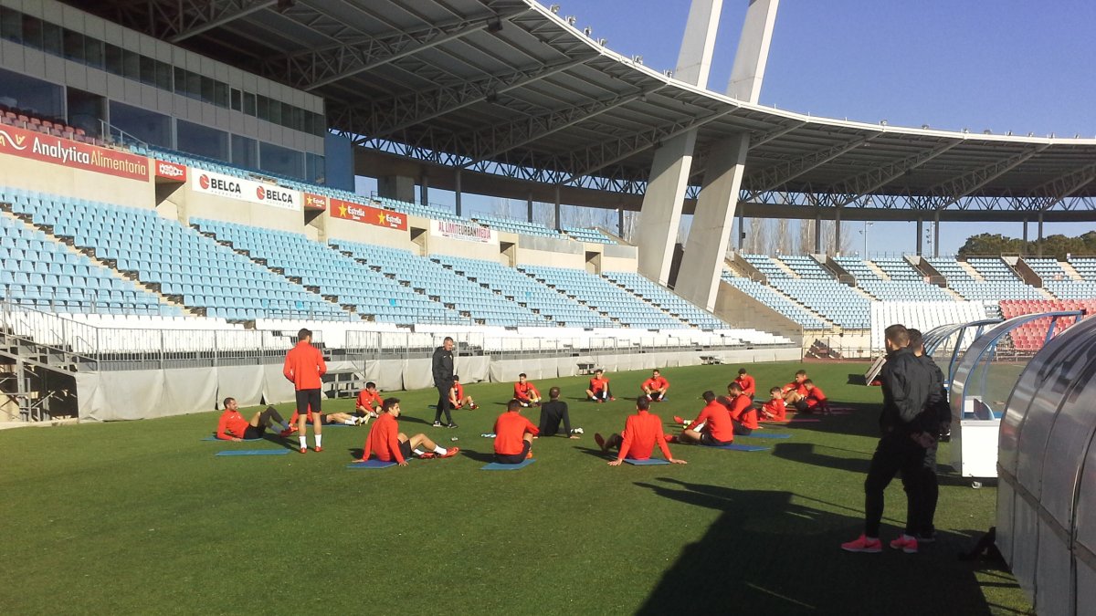 Calentamiento del equipo.