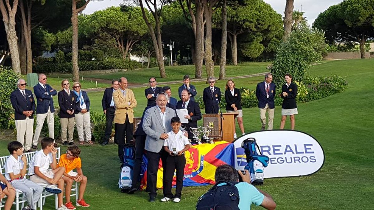 Arián Rodríguez es la gran promesa almeriense del golf.