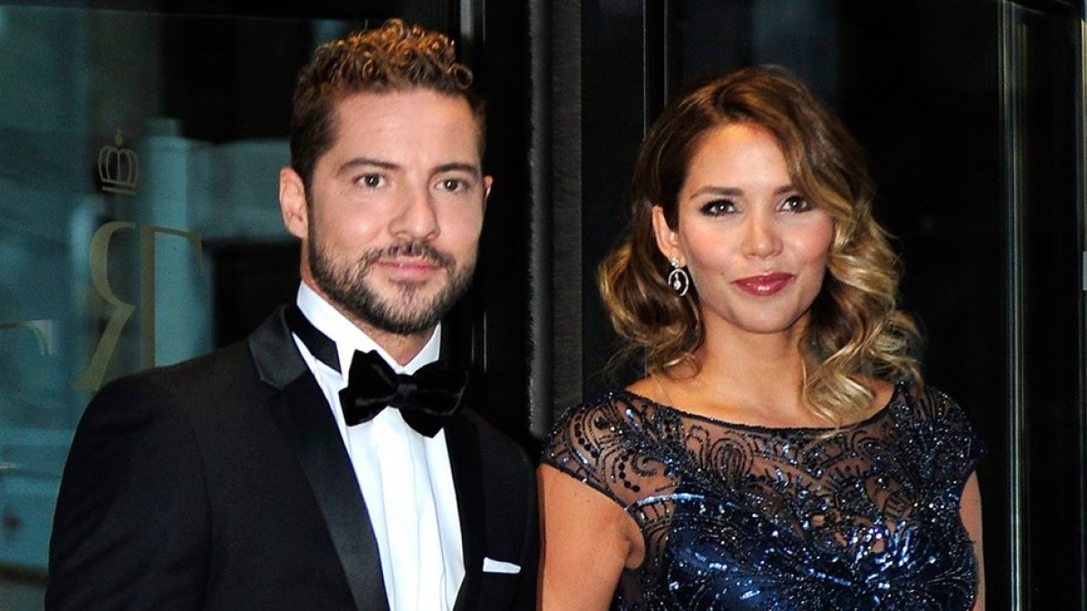 Imagen de archivo de David Bisbal y Rosanna Zanetti.