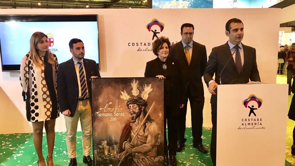 Presentación en Fitur del cartel de la Semana Santa de la capital.