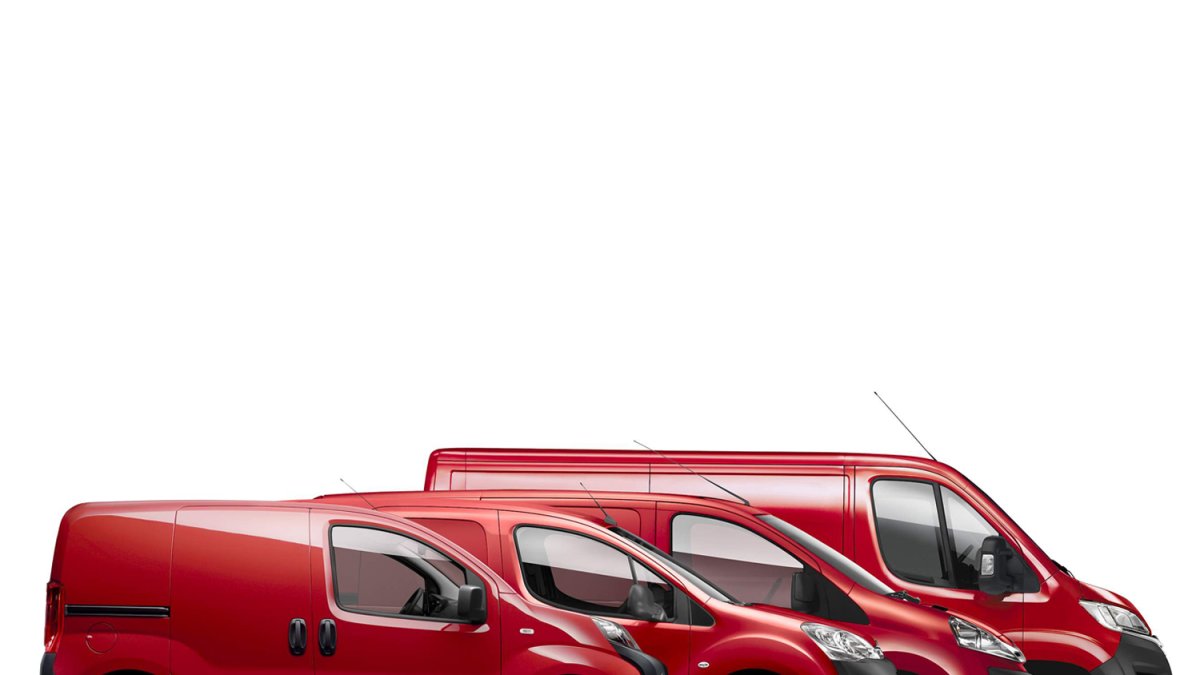 Variedad de vehículos industriales Citroën.