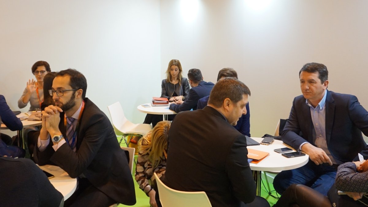 El pabellón de Turismo Andaluz, el stand de Costa de Almería, ha albergado las citas profesionales de la Feria Internacional del Turismo de Madrid.